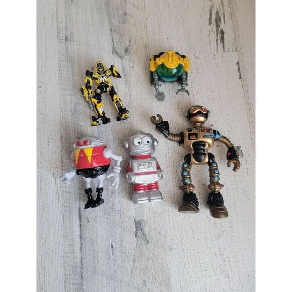 Robot variety toy set bumblebee Villan hero sub weapon silver - Picture 1 of 9